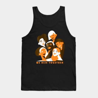 Womens We Rise Together International Equality Womens Day Tank Top